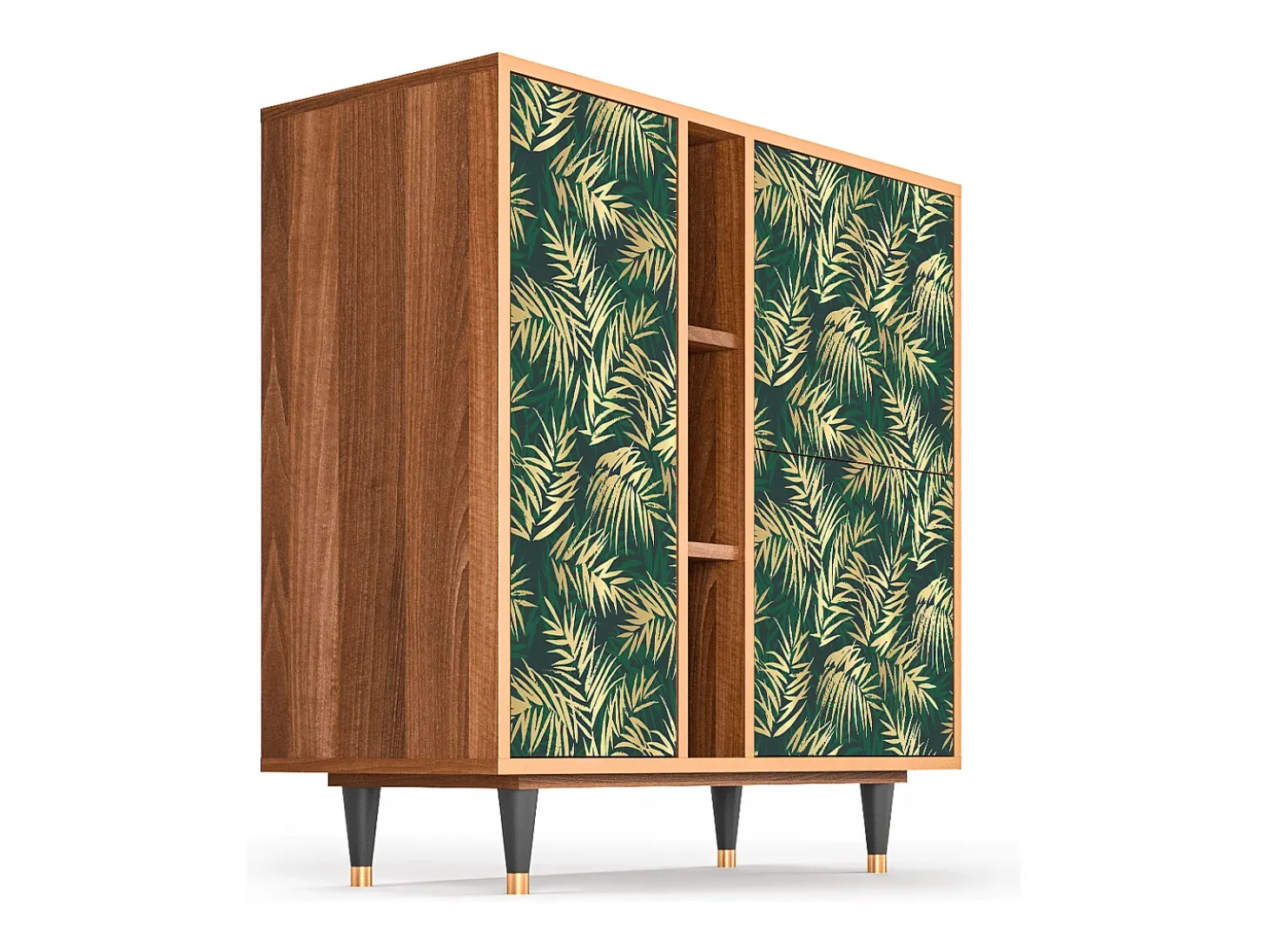 Aparador - 94х96х41 cm - BS5 - Sunny Palm Tree, Nogal