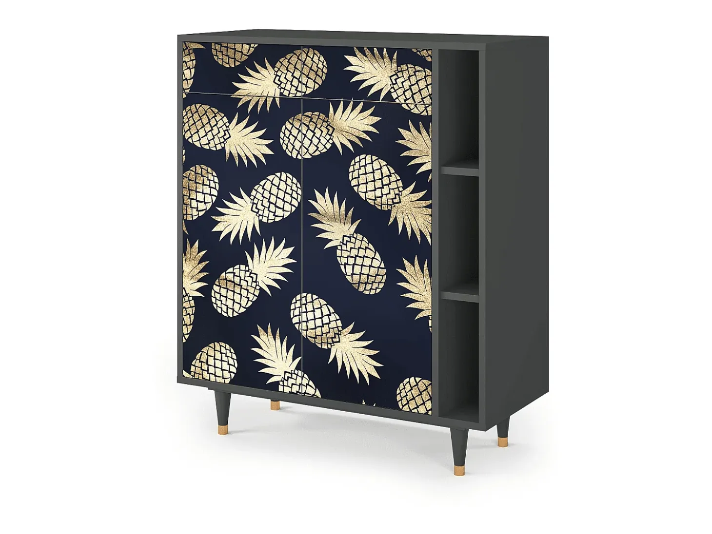 Aparador - 96х110х41 cm - BS6 - Sunny Pineaple, Antracita