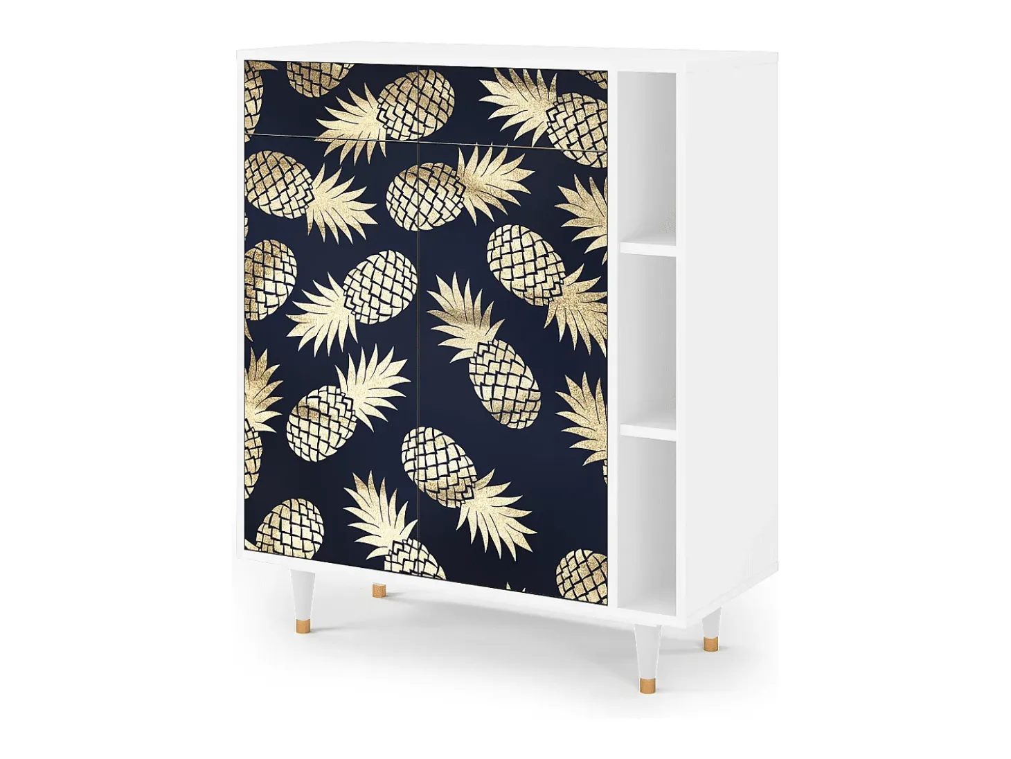 Aparador - 96х110х41 cm - BS6 - Sunny Pineaple, Blanco