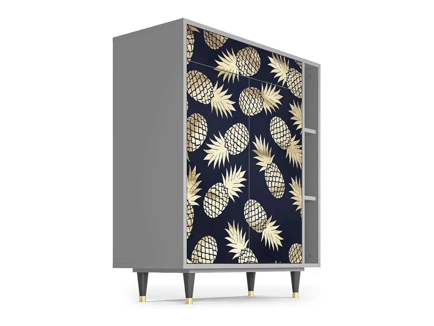 Aparador - 96х110х41 cm - BS6 - Sunny Pineaple, Gris