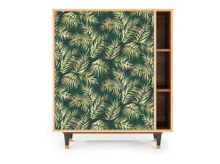 Aparador - 96х110х41 cm - BS6 - Sunny Palm Tree, Nogal