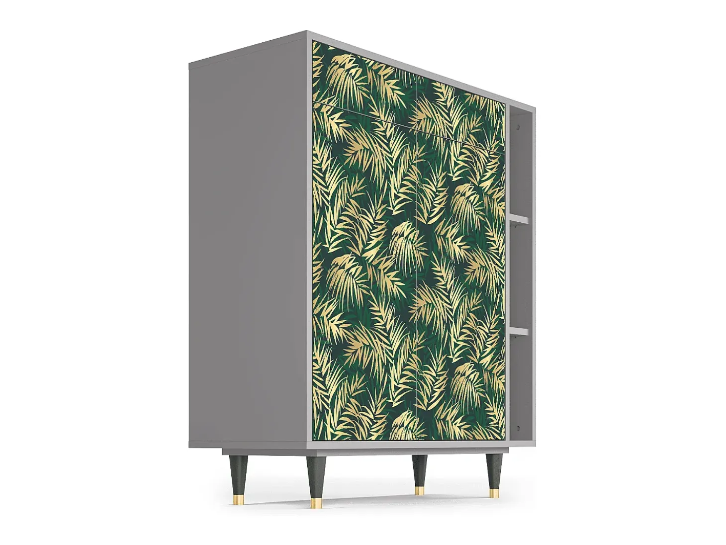 Aparador - 96х110х41 cm - BS6 - Sunny Palm Tree, Gris