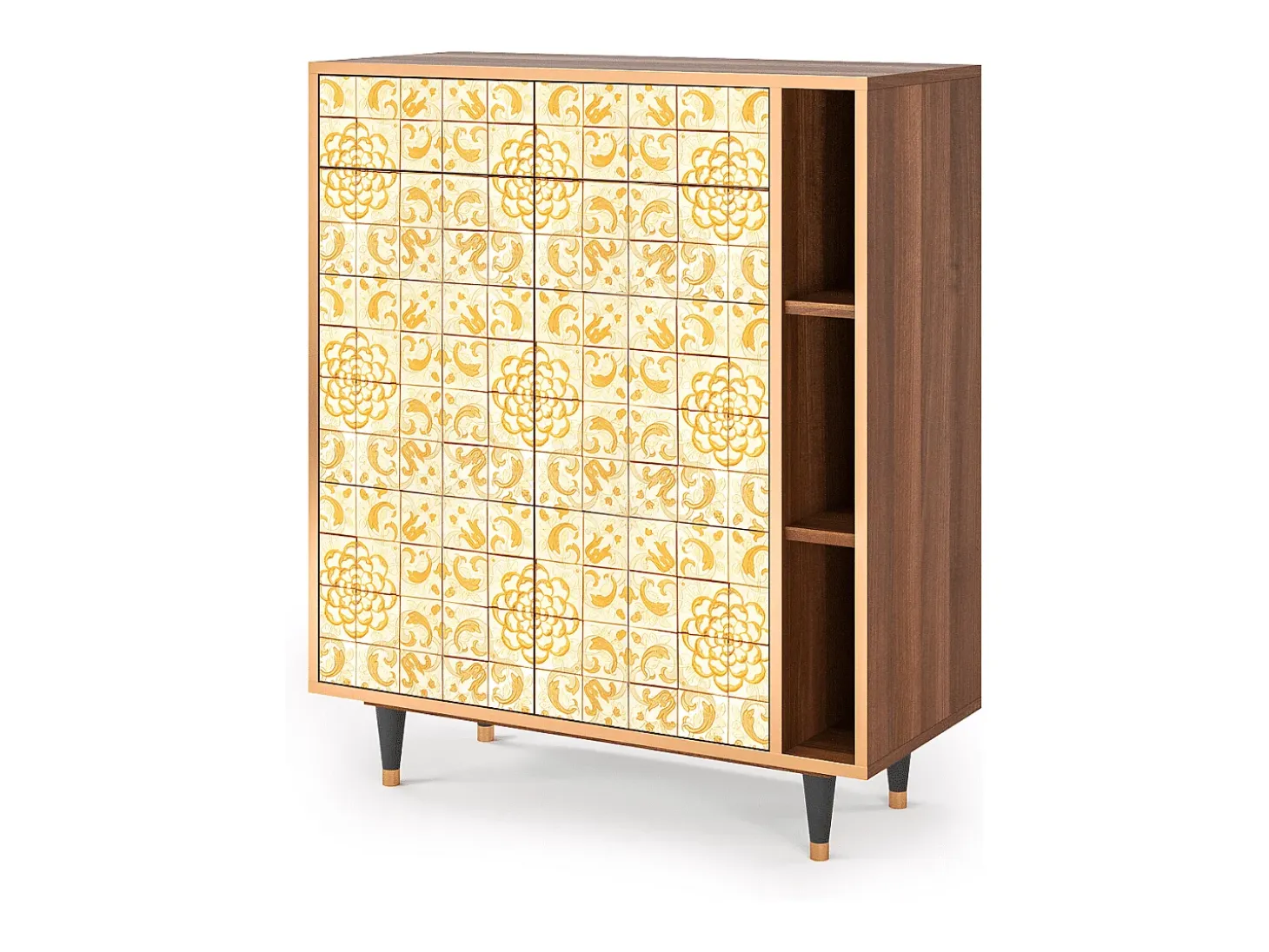 Aparador - 96х110х41 cm - BS6 - Sunshiny Tile, Nogal