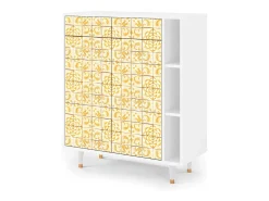 Aparador - 96х110х41 cm - BS6 - Sunshiny Tile, Blanco