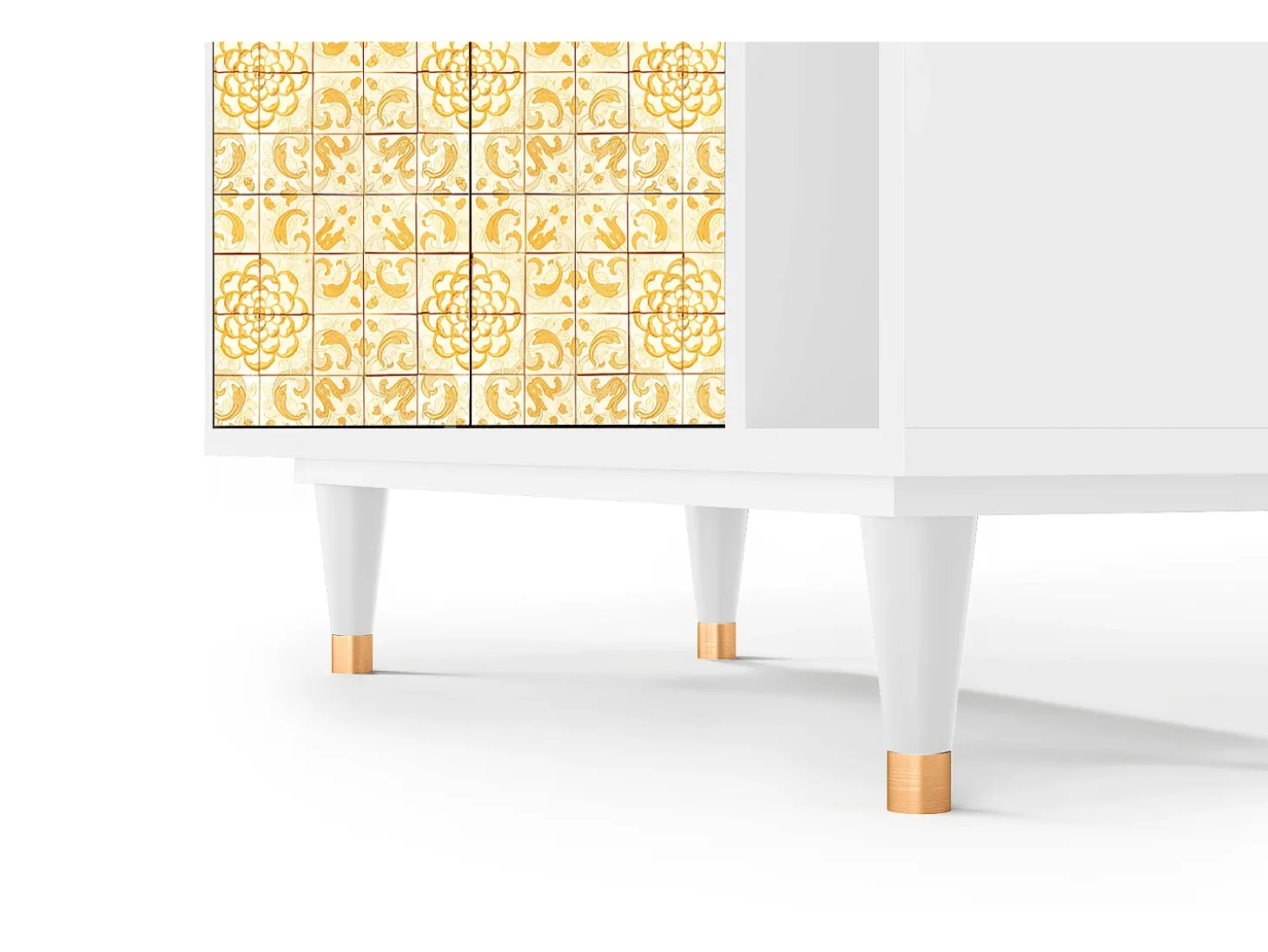 Aparador - 96х110х41 cm - BS6 - Sunshiny Tile, Blanco