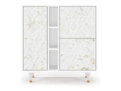 Aparador - 94х96х41 cm - BS5 - Sweet Cotton, Blanco