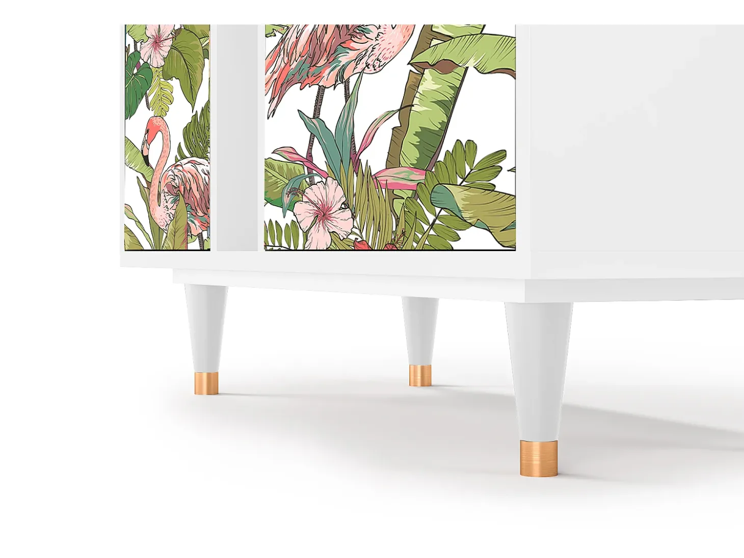 Aparador - 94х96х41 cm - BS5 - Sweet Flamingo, Blanco