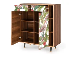 Aparador - 96х110х41 cm - BS6 - Sweet Flamingo, Nogal