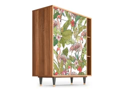 Aparador - 96х110х41 cm - BS6 - Sweet Flamingo, Nogal