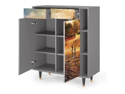 Aparador - 96х110х41 cm - BS6 - The Banks, Gris