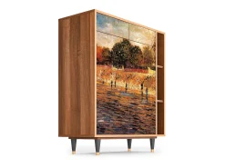 Aparador - 96х110х41 cm - BS6 - The Banks, Nogal