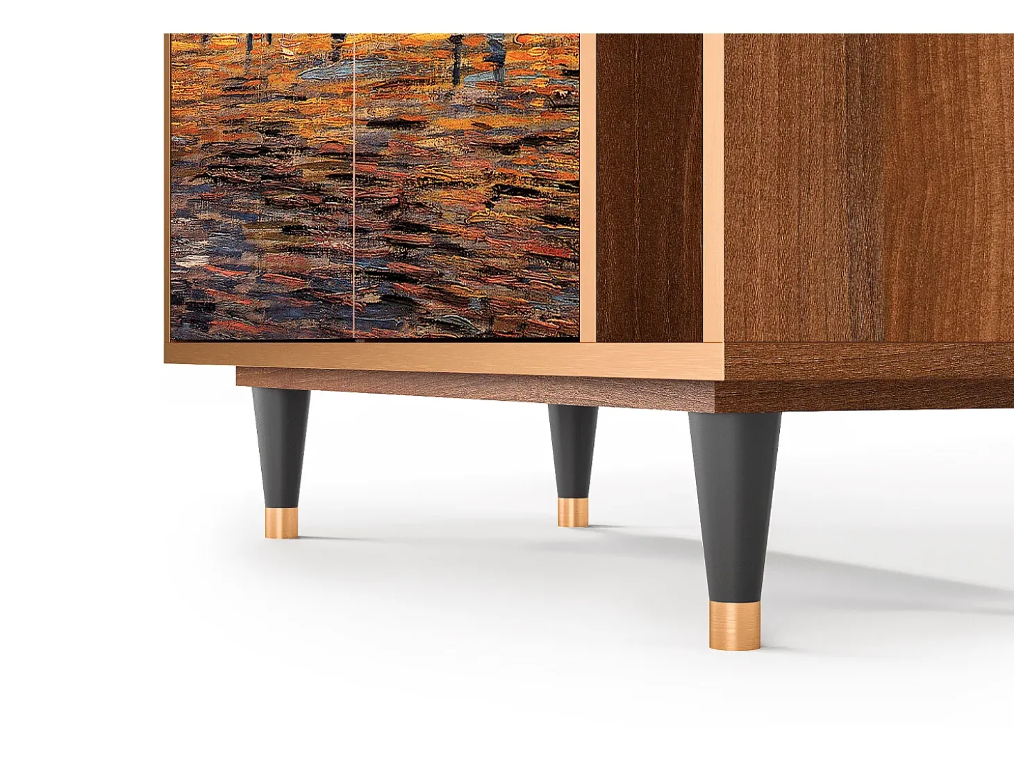Aparador - 96х110х41 cm - BS6 - The Banks, Nogal