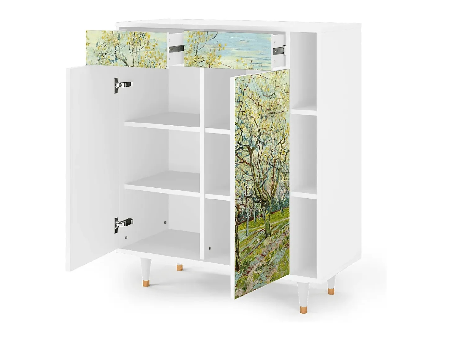 Aparador - 96х110х41 cm - BS6 - The Blanco Orchard, Blanco