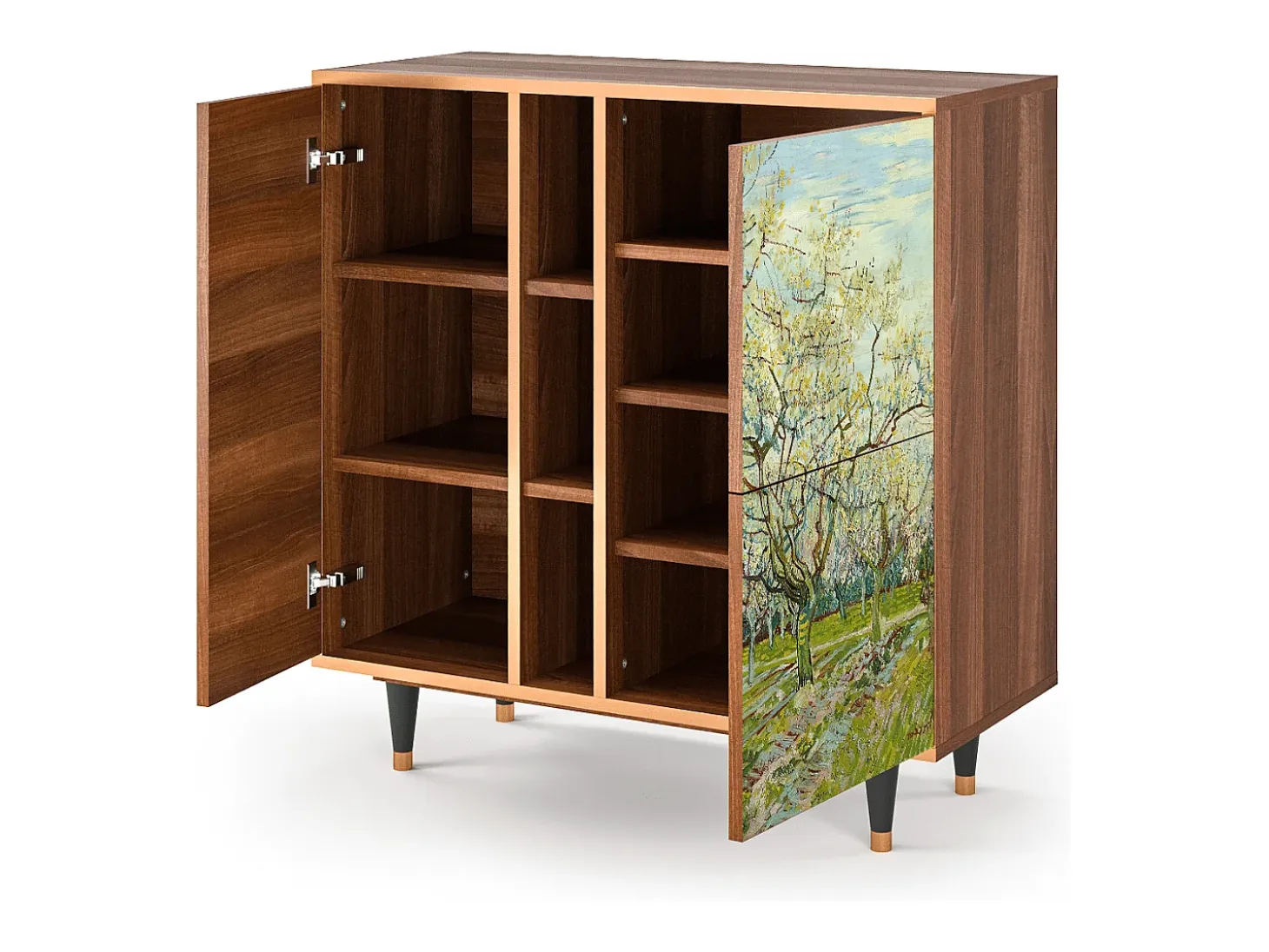 Aparador - 94х96х41 cm - BS5 - The Blanco Orchard, Nogal