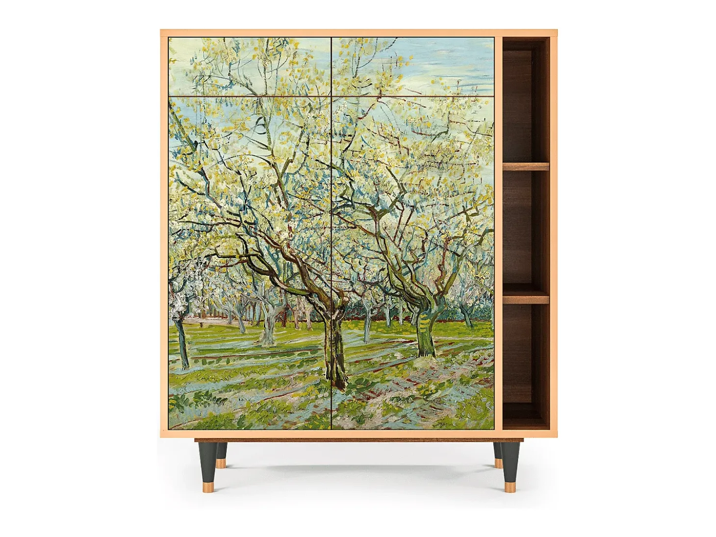 Aparador - 96х110х41 cm - BS6 - The Blanco Orchard, Nogal
