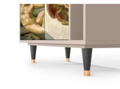 Aparador - 96х110х41 cm - BS6 - The Creation of Adam, Latte