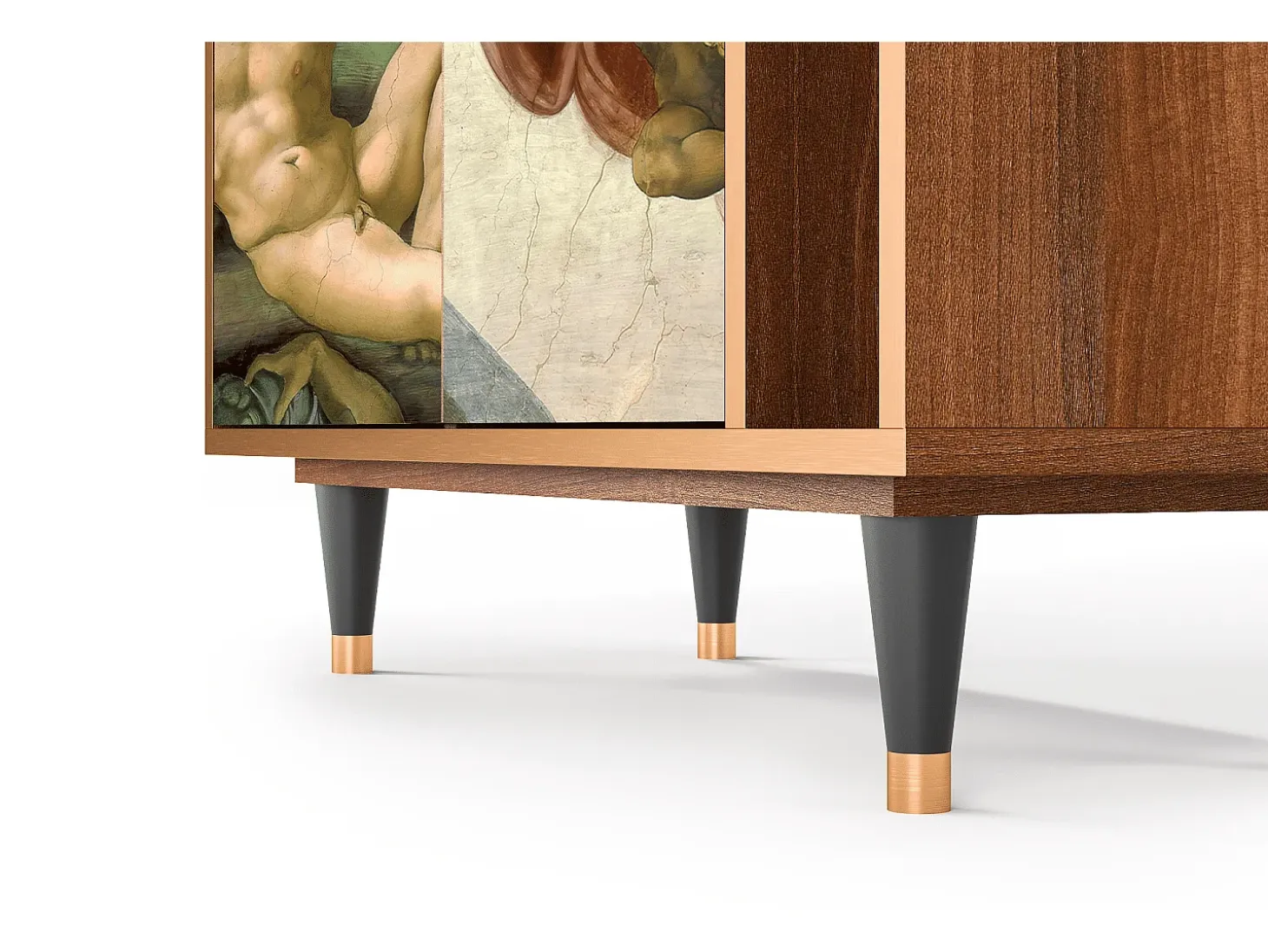 Aparador - 96х110х41 cm - BS6 - The Creation of Adam, Nogal