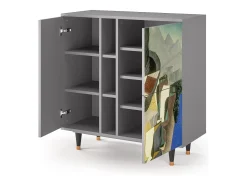 Aparador - 94х96х41 cm - BS5 - The Cubist Paintings , Gris