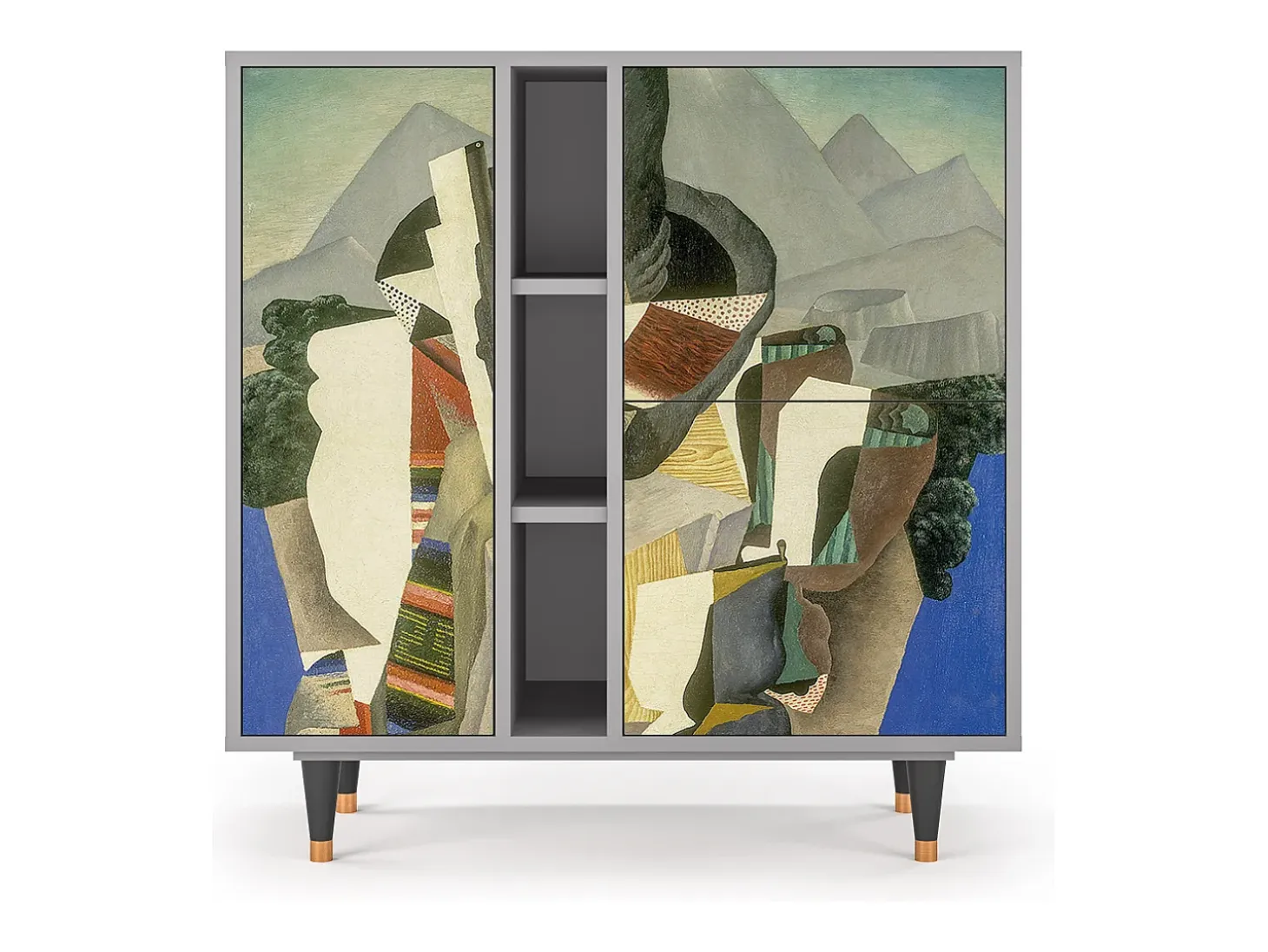 Aparador - 94х96х41 cm - BS5 - The Cubist Paintings , Gris