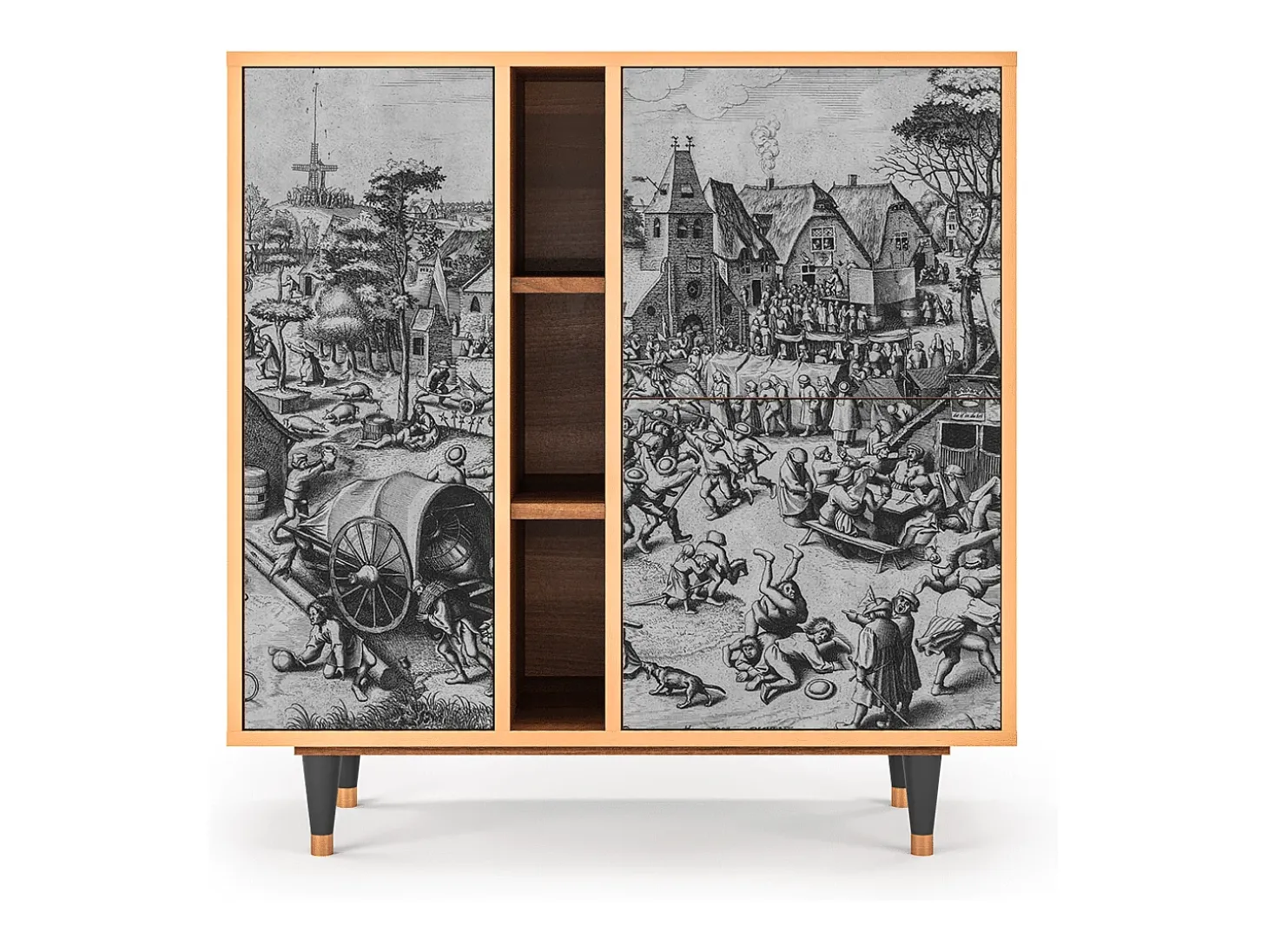 Aparador - 94х96х41 cm - BS5 - The Festival of Saint, Nogal