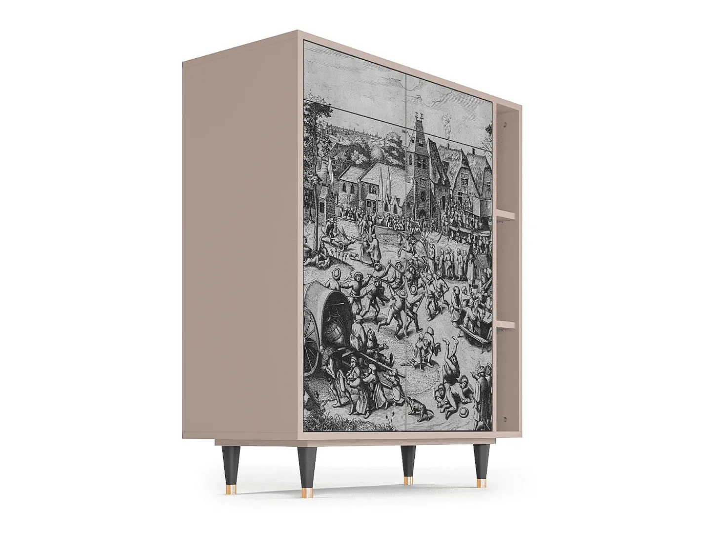 Aparador - 96х110х41 cm - BS6 - The Festival of Saint, Latte
