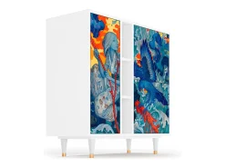 Aparador - 94х96х41 cm - BS5 - The Girl - James Jean, Blanco