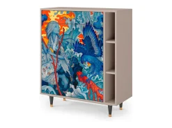 Aparador - 96х110х41 cm - BS6 - The Girl - James Jean, Latte