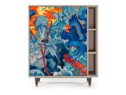 Aparador - 96х110х41 cm - BS6 - The Girl - James Jean, Latte