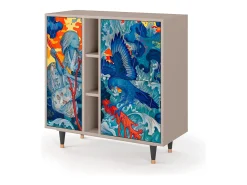 Aparador - 94х96х41 cm - BS5 - The Girl - James Jean, Latte