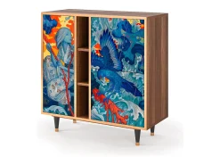 Aparador - 94х96х41 cm - BS5 - The Girl - James Jean, Nogal