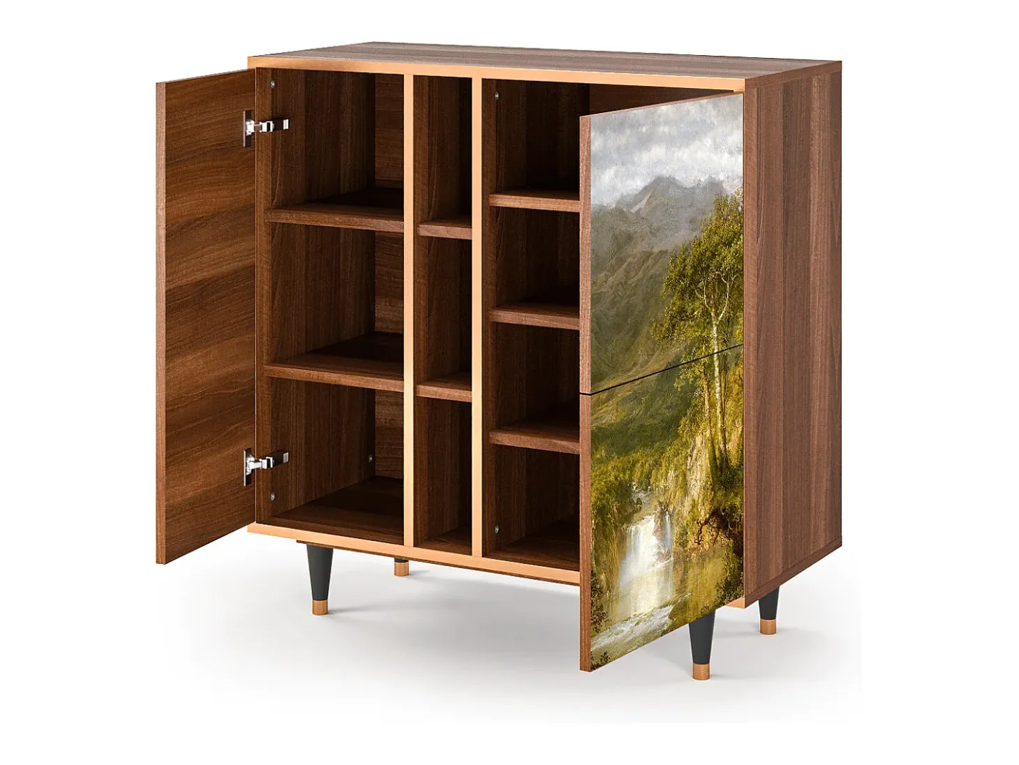 Aparador - 94х96х41 cm - BS5 - The Heart of the Andes , Nogal