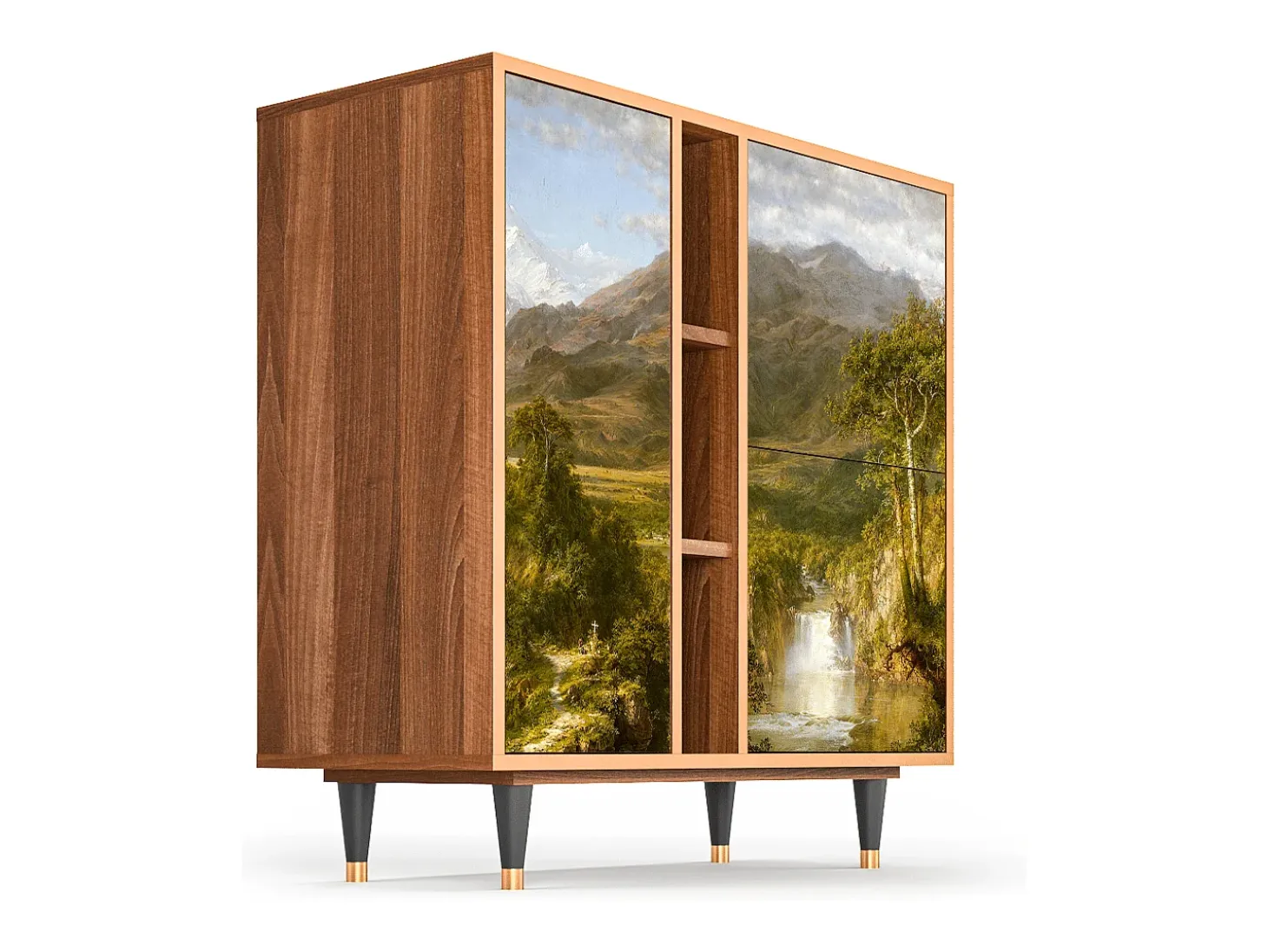 Aparador - 94х96х41 cm - BS5 - The Heart of the Andes , Nogal