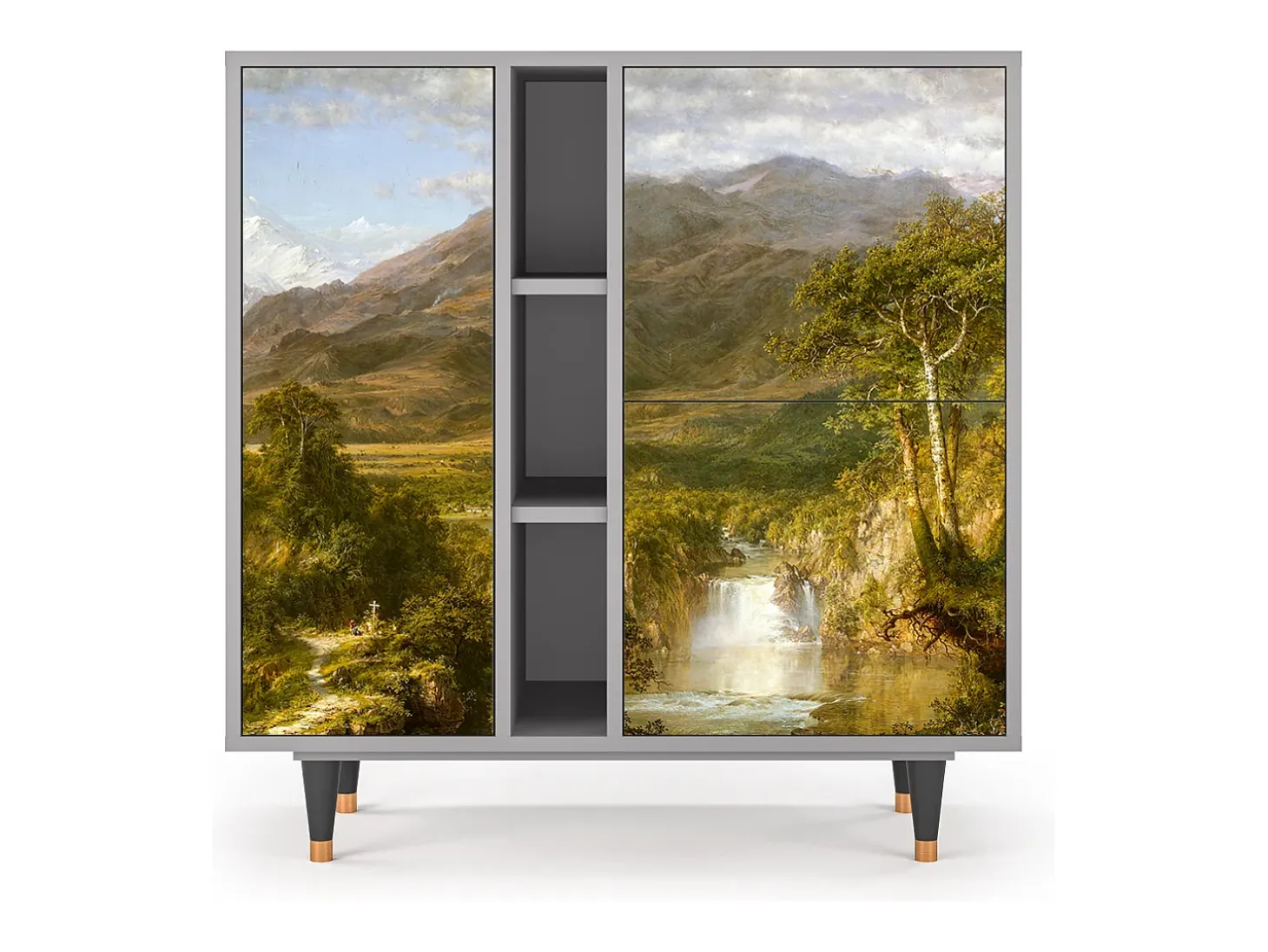 Aparador - 94х96х41 cm - BS5 - The Heart of the Andes , Gris