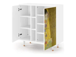 Aparador - 94х96х41 cm - BS5 - The Kiss by Klimt , Blanco
