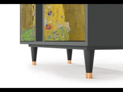 Aparador - 94х96х41 cm - BS5 - The Kiss by Klimt , Antracita