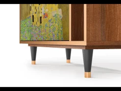 Aparador - 96х110х41 cm - BS6 - The Kiss by Klimt , Nogal