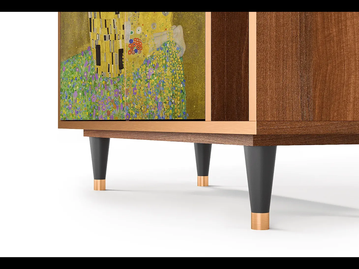 Aparador - 96х110х41 cm - BS6 - The Kiss by Klimt , Nogal