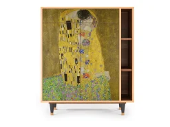 Aparador - 96х110х41 cm - BS6 - The Kiss by Klimt , Nogal