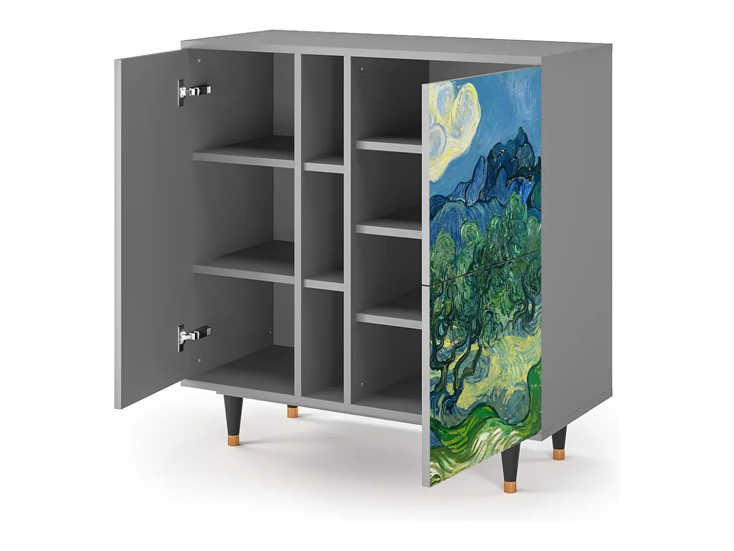 Aparador - 94х96х41 cm - BS5 - The Oil Trees, Gris