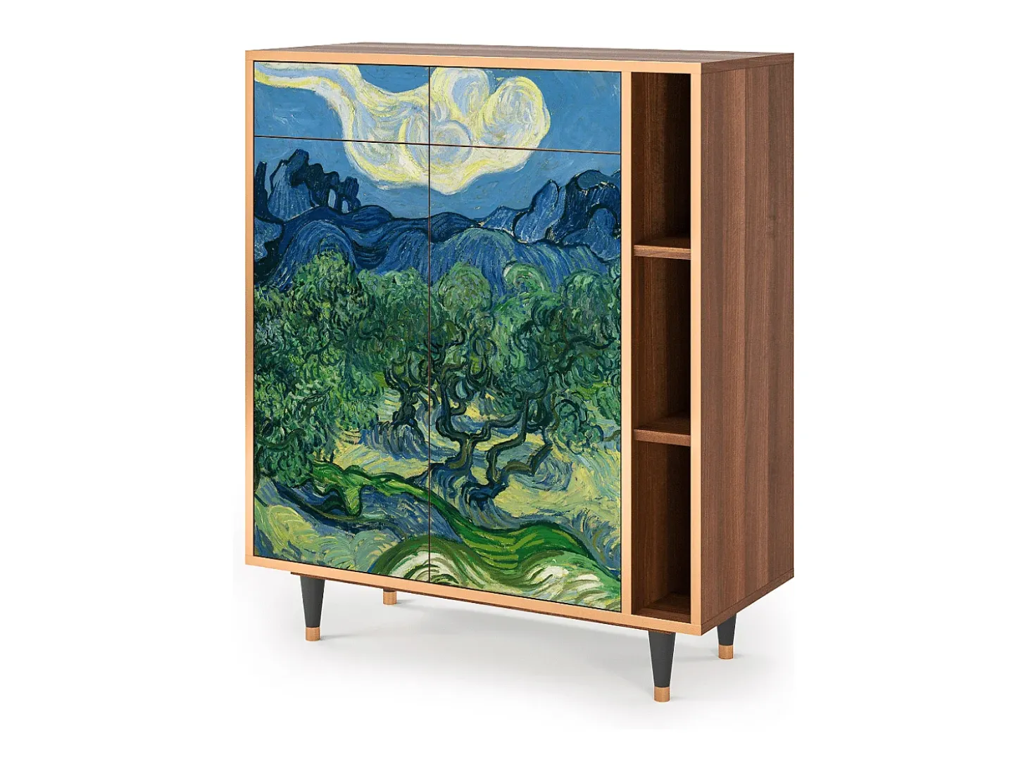Aparador - 96х110х41 cm - BS6 - The Oil Trees, Nogal