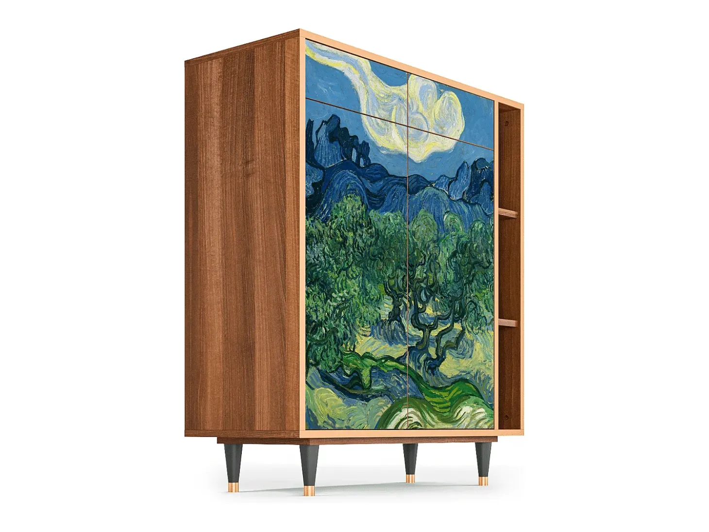 Aparador - 96х110х41 cm - BS6 - The Oil Trees, Nogal