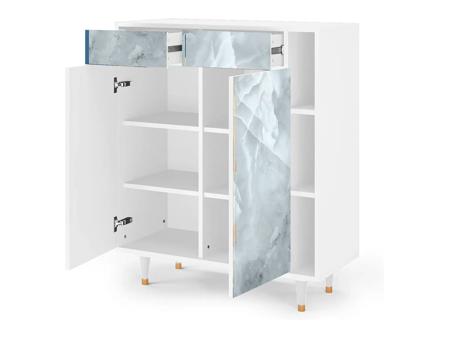 Aparador - 96х110х41 cm - BS6 - The Onyx, Blanco