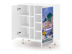 Aparador - 94х96х41 cm - BS5 - The Port of Collioure , Blanco