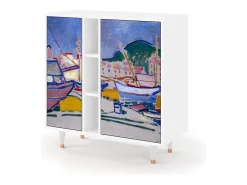 Aparador - 94х96х41 cm - BS5 - The Port of Collioure , Blanco