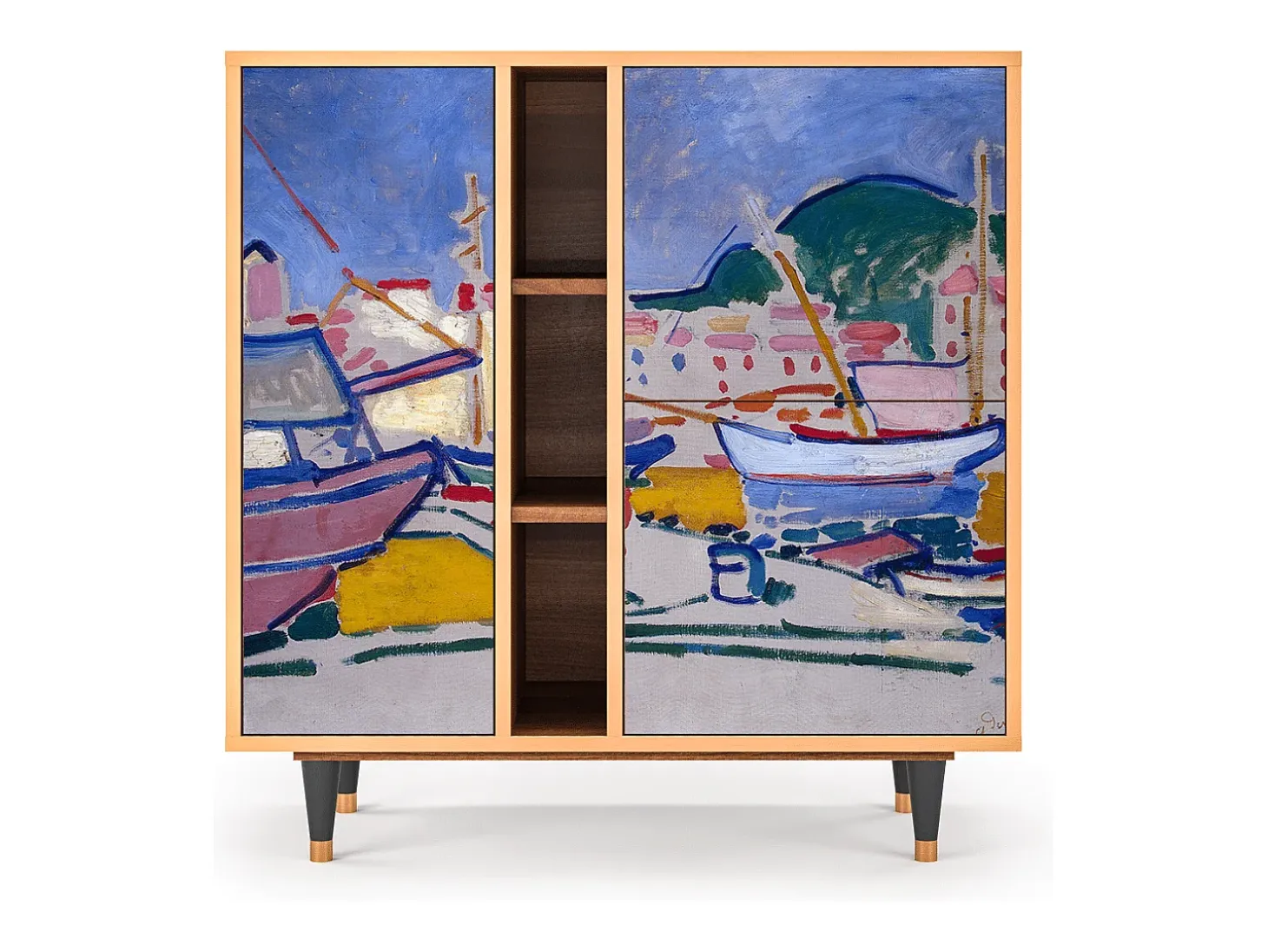 Aparador - 94х96х41 cm - BS5 - The Port of Collioure , Nogal