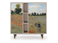 Aparador - 94х96х41 cm - BS5 - The Poppy Field , Latte