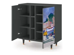 Aparador - 94х96х41 cm - BS5 - The Port of Collioure , Antracita
