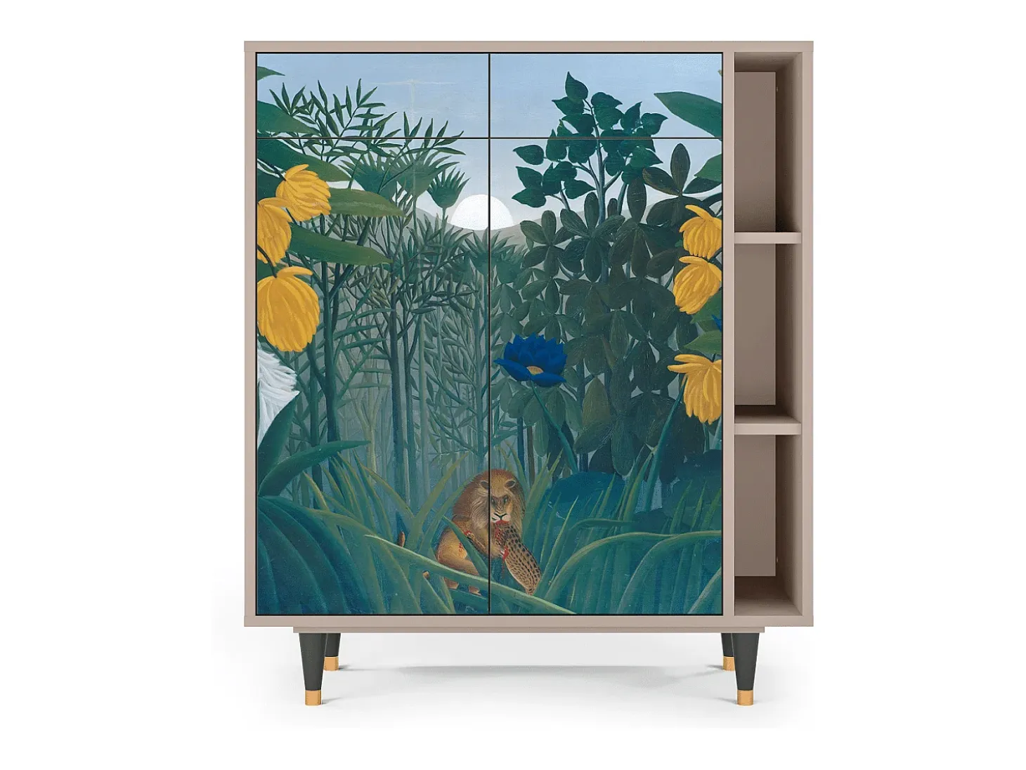 Aparador - 96х110х41 cm - BS6 - The Repast of the Lion, Latte