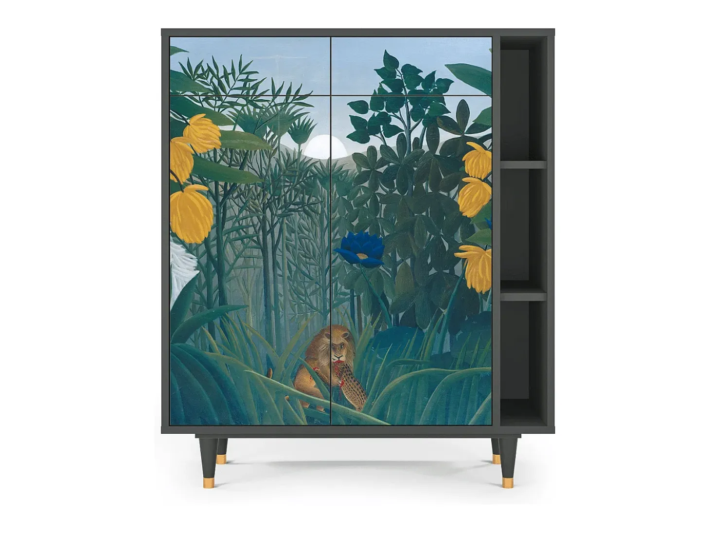 Aparador - 96х110х41 cm - BS6 - The Repast of the Lion, Antracita