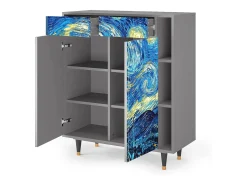 Aparador - 96х110х41 cm - BS6 - The Starry Night , Gris